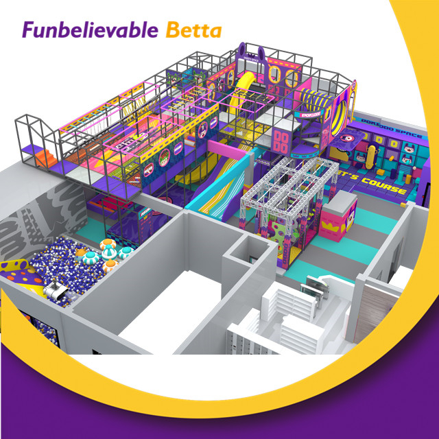 Bettaplay 1900 кв.м. Самое популярное крытое игровое оборудование Soft Play Children Park