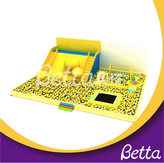 Торговый центр Bettaplay Крытая игровая площадка с горкой для малышей, большая коммерческая площадка для игры в мяч