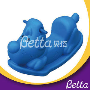 Bettaplay kindergarten equipment colorful cartoon style PE material safety kids ride on animal