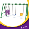Relaxing swings playground double chairs equipment set for children