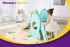  Pastel & Plastic Children Slide Best Quality Home Stay New DesignModest Style with Hoop Outdoor Playground Equipment Own Use