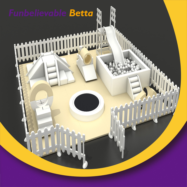 Juegos de equipos de juego suave para beb&eacute;s en interiores y exteriores monocrom&aacute;ticos