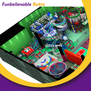 Bettaplay One-Stop Service Custom Commercial Indoor Amusement Park Equipment Trampoline Park For Kids