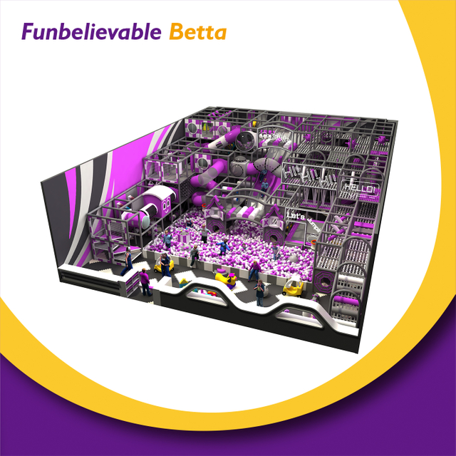 Equipo interior del patio del juego suave del parque de atracciones de la diapositiva de los ni&ntilde;os interiores de Bettaplay