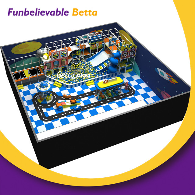 Bettaplay Comercial personalizado para ni&ntilde;os Parque infantil cubierto Aventura en tirolesa con Ninja Warrior