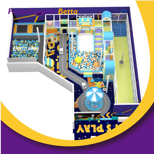 Bettaplay خدمة الشباك الواحد معدات الملاهي التجارية الداخلية المخصصة للأطفال