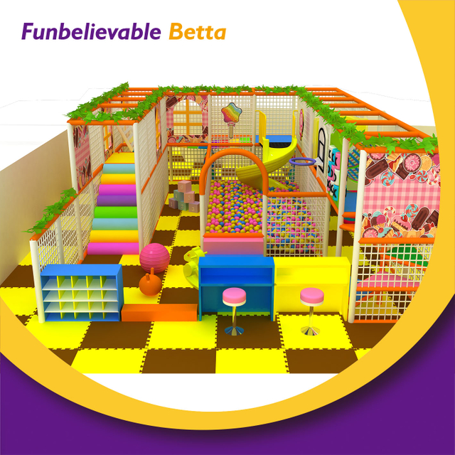 Bettaplay Kids Naughty Castle, parque infantil peque&ntilde;o para ni&ntilde;os y ni&ntilde;os peque&ntilde;os de 8,6x6M, equipo interior, parque infantil suave a la venta