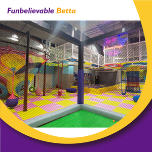 Bettaplay, gran oferta, parque infantil interior, escalada para ni&ntilde;os, red de escalada de arco&iacute;ris de ganchillo, red de escalada para patio de juegos