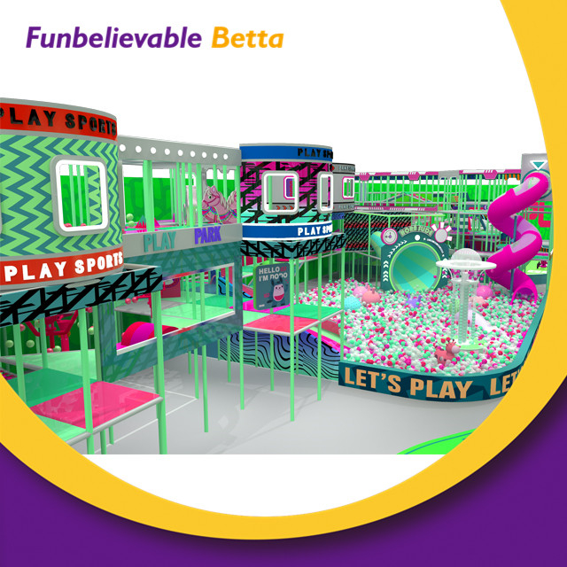 Производитель парка развлечений Bettaplay, 4552 кв.м., детский развлекательный центр, оборудование для игр с мячом, детская мягкая игровая крытая игровая площадка