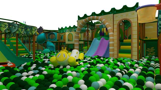 BetTaplay 700SQM Castillo de bosque de juegos interiores de alta capacidad Tema Naughty para uso comercial para parques de atracciones para niños