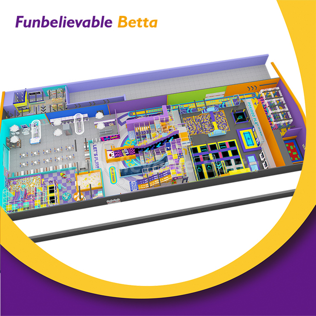 Combinaci&oacute;n de trampol&iacute;n interior y &aacute;rea de juegos suave, nuevo dise&ntilde;o personalizado para uso comercial en centros comerciales y parques de entretenimiento familiar