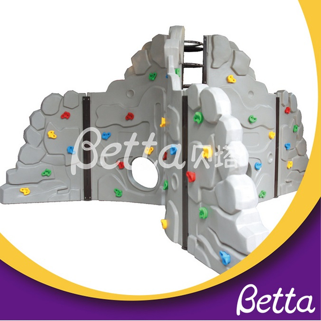Bettaplay رياض الأطفال البلاستيك الأطفال الصخور في الهواء الطلق هيكل التسلق/إطار تسلق الفناء الخلفي