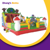 Castillo inflable al aire libre con tema de dibujos animados con tobog&aacute;n