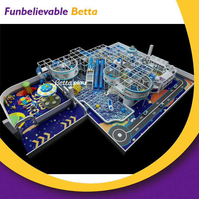 Parque infantil divertido Bettaplay, equipo de diversi&oacute;n interior para ni&ntilde;os, parque infantil interior con tobog&aacute;n
