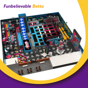 Bettaplay 985 кв.м. Крытая игровая площадка, оборудование для парков развлечений, стильный мяч для скалолазания, бассейн, мягкая пена для детского игрового центра