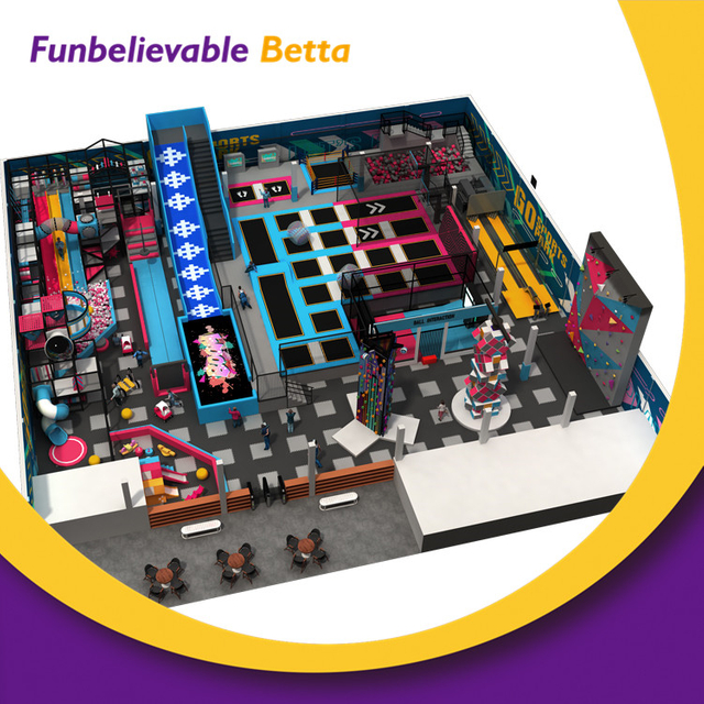 Bettaplay 985sqm معدات ملعب داخلي ملاهي نمط تسلق الكرة بركة رغوة لينة لمركز لعب الأطفال