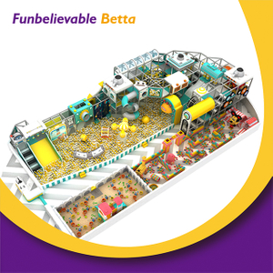 Bettaplay 650 кв.м. детская крытая мягкая игровая площадка оборудование большая океанская яма для шариков с ролевыми игрушками