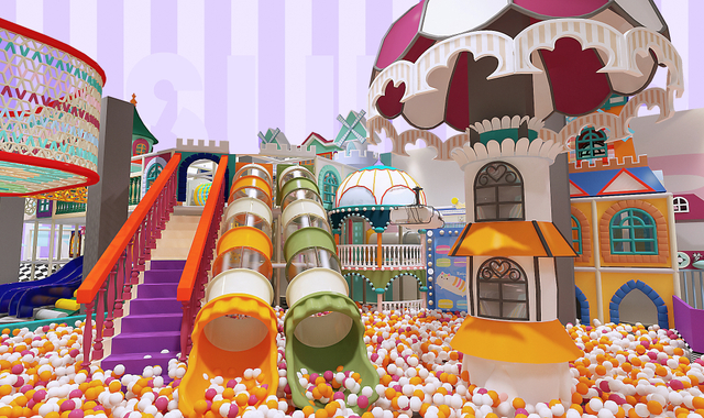 Bettaplay Adventure Детская игровая площадка Крытый батут для прыжков Парковое оборудование