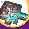 Bettaplay 3000 m2 &Aacute;rea infantil de alta calidad para ni&ntilde;os Parque de atracciones de ne&oacute;n &Aacute;rea de juegos interior Equipo de juego suave personalizado de f&aacute;brica con tobog&aacute;n LED