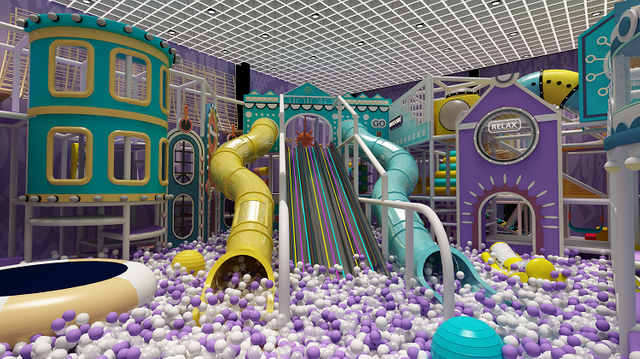 BETTAPLAY 1900SQM Commercial Kids Indoor Play Center Plastic Playground Playgrogh