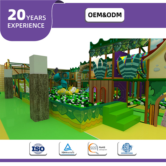 BetTaplay 700SQM Castillo de bosque de juegos interiores de alta capacidad Tema Naughty para uso comercial para parques de atracciones para niños