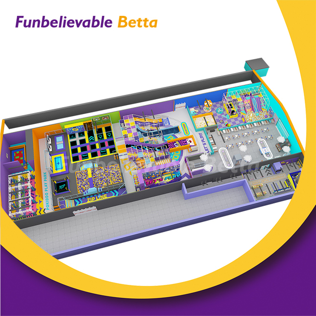 Combinaci&oacute;n de trampol&iacute;n interior y &aacute;rea de juegos suave, nuevo dise&ntilde;o personalizado para uso comercial en centros comerciales y parques de entretenimiento familiar
