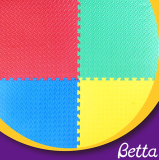  Interlocking indoor playground printing EVA foam tile play puzzle floor mat 