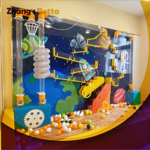 Interactive Tube Ball Wall Game Science Wall for Kids Amusement Park