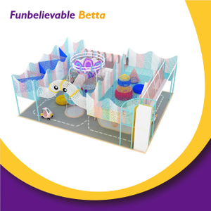 Парк развлечений Bettaplay, веревочная сетка для скалолазания, крытая игровая площадка для детей