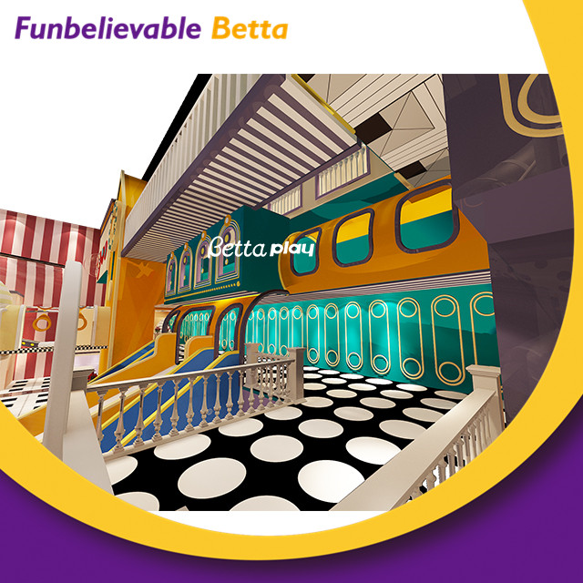 Bettaplay Commercial Kids Public Park Rectangular Trampoline Park