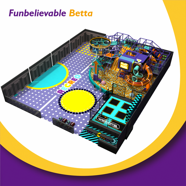 مركز لعب الأطفال Bettaplay المخصص بمساحة 437 مترًا مربعًا وملعب داخلي لمدينة ملاهي Naughty Castle