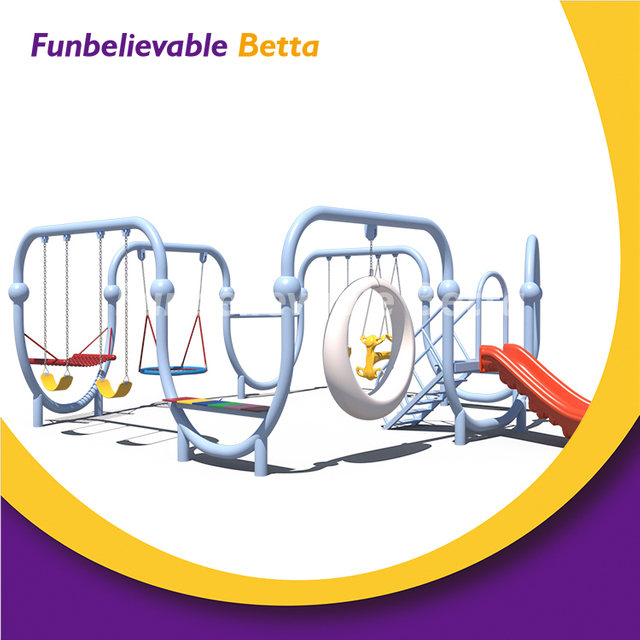 Bettaplay Equipo de juegos al aire libre Personalizar a los niños de alta calidad Swing Outdoor Playground Swing