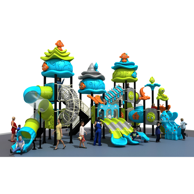 Bettaplay Jungle Gym para niños Diapositivas al aire libre Equipo de juegos para niños