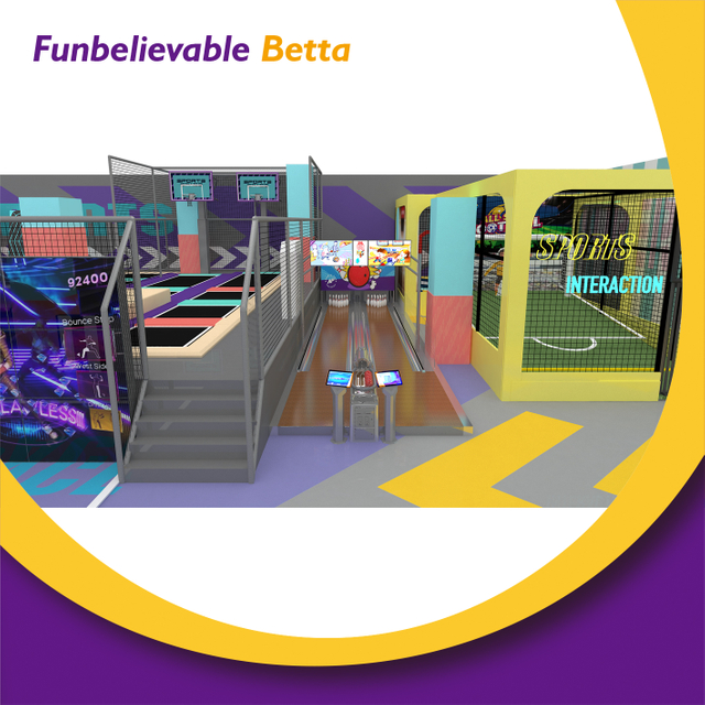 Parque de atracciones cubierto Bettaplay de 800 metros cuadrados para ni&ntilde;os, lleno de cuentos de hadas cl&aacute;sicos y colores brillantes para divertirse