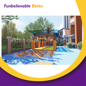 Bettaplay-equipo de desaf&iacute;o Ninja para ni&ntilde;os, parque infantil interior, puente de equilibrio, obst&aacute;culo, gran parque de atracciones de escalada