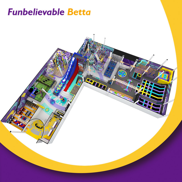 &Aacute;rea de juegos interior personalizada de 3600 m2 para uso comercial en un centro comercial 