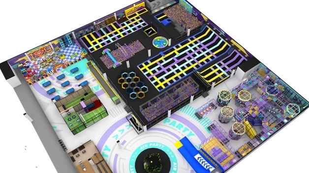 Caso de dise&ntilde;o de Pokiddo: atractivo parque deportivo cubierto de 5.000 m2 en Malasia 