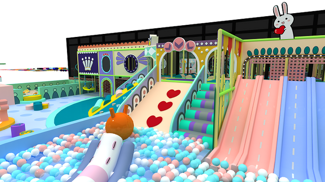 Bettaplay 300sqm ملعب مغامرات داخلي للأطفال ناعمة الرغوة الطفيفة منطقة تسلق