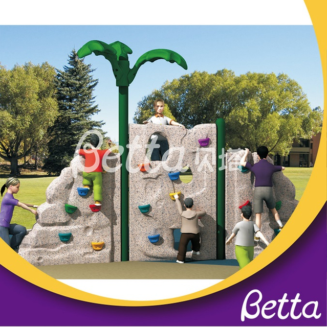 Bettaplay جدار تسلق الصخور البلاستيكية الملونة