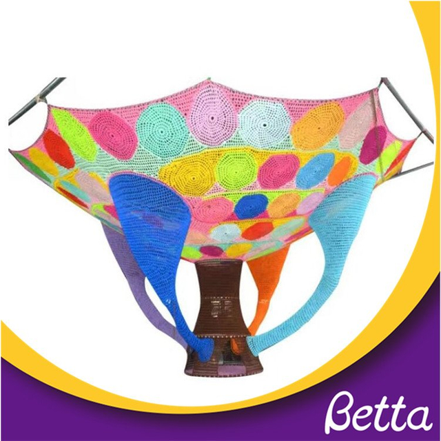 Plaqueo de red de neto de crocheted de cuerda interior para niños