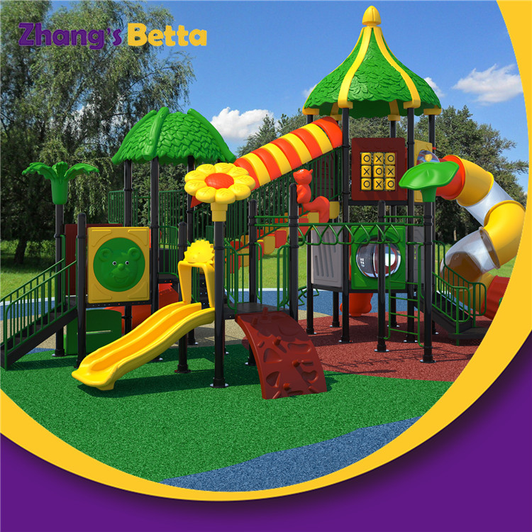 Outdoor Playground with Big Slide