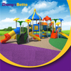 Plastic Playground Equipment Curved Slide for Kids Amusement