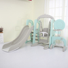 Bettaplay Best Quality 5-in-1 Plastic Combination with Swing/Slide/Rocking Horse/Music Player/Basketball Stands Ooudoor and Indoor Playground Equipment