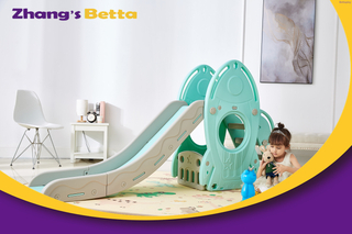  Top Supplier Pastel Home Stay New Design Best Quality & Plastic Children Slide with Hoop Outdoor Playground Equipment For Own Use
