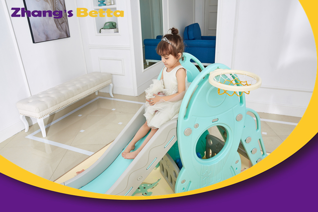  Tobog&aacute;n infantil de pl&aacute;stico y colores pastel Mejor calidad Estancia en casa Nuevo dise&ntilde;o Estilo modesto con aro Equipo de juegos al aire libre Uso propio