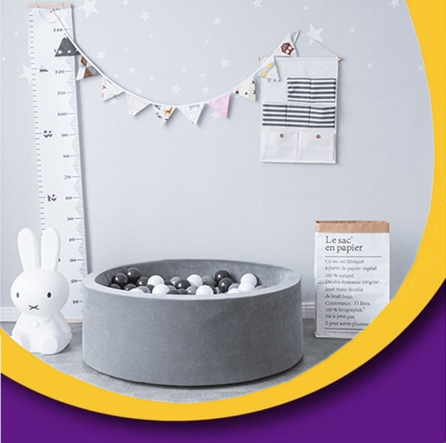 BettaPlay Mini piscina de bolas para ni&ntilde;os y beb&eacute;s, esponja completa, ecol&oacute;gica, segura y suave de alta calidad