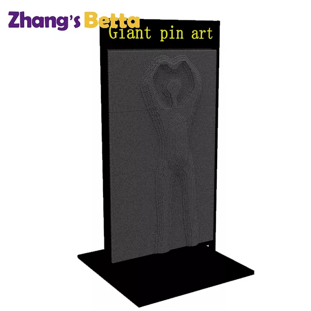 لعبة Bettaplay Kids التفاعلية Gaint Pn Art، لعبة Pin Art عالية الجودة، لعبة تفاعلية داخلية