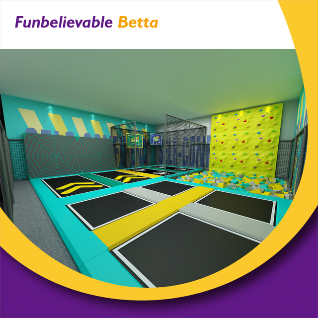 Батутный парк Bettaplay, детская игровая площадка в помещении, оборудование для пенопласта с производителем стен для скалолазания