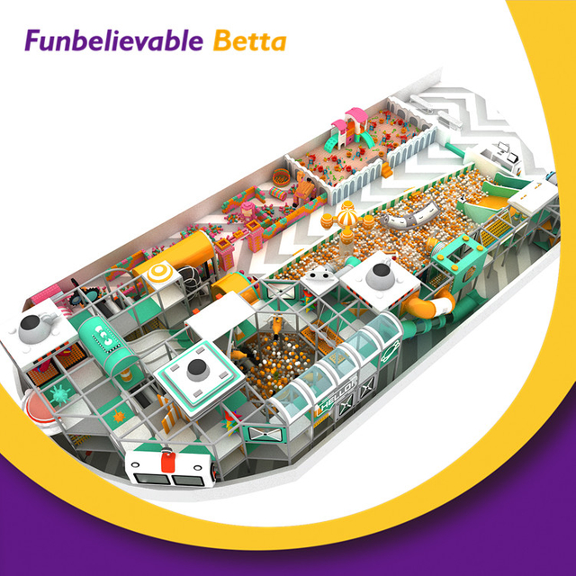 مركز لعب Bettaplay بمساحة 560 مترًا مربعًا للأطفال، معدات ملاعب داخلية، منطقة لعب ناعمة، ملعب داخلي مخصص للبيع