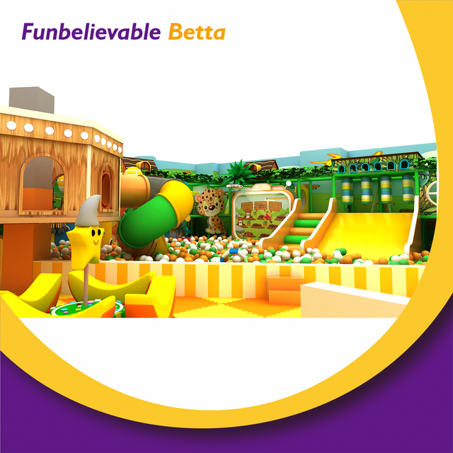 Bettaplay 399sqm ملاهي للأطفال منطقة لعب لينة داخلية معدات ملعب الترامبولين